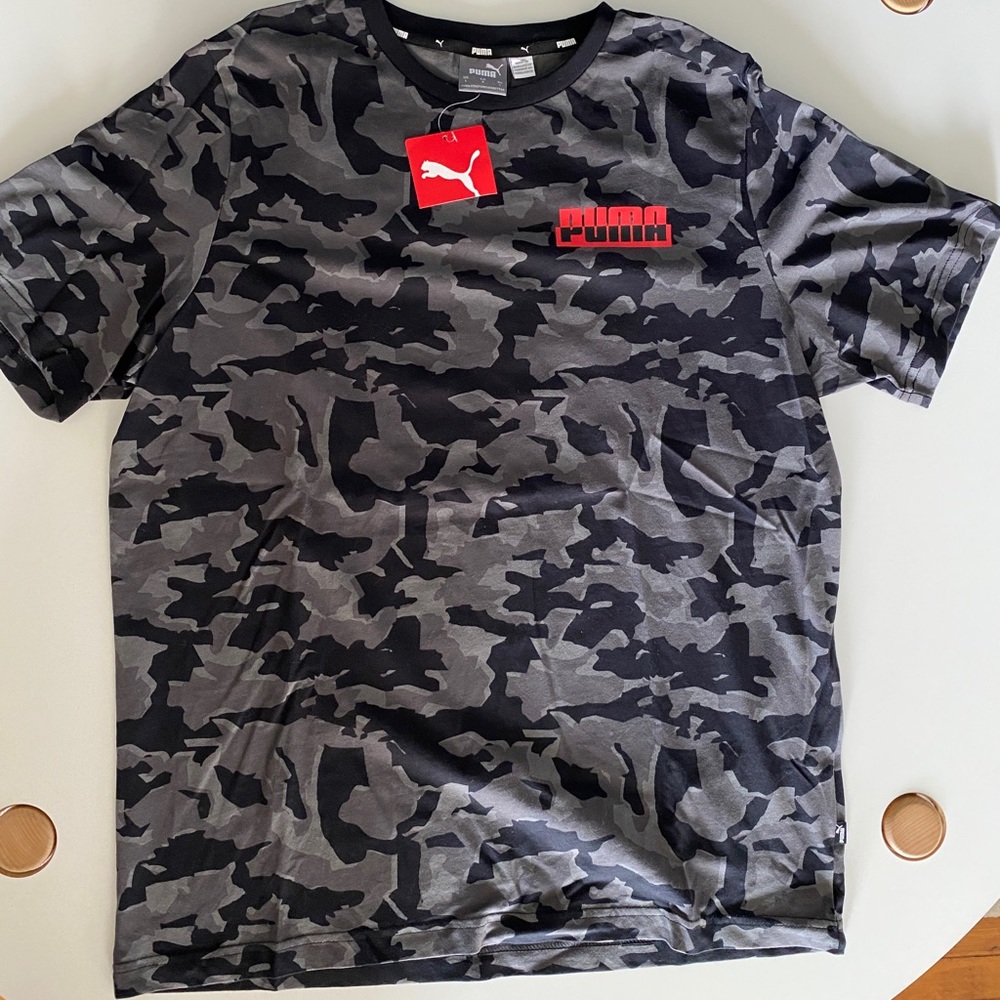 Puma Camo T Shirt (New, with Tag)